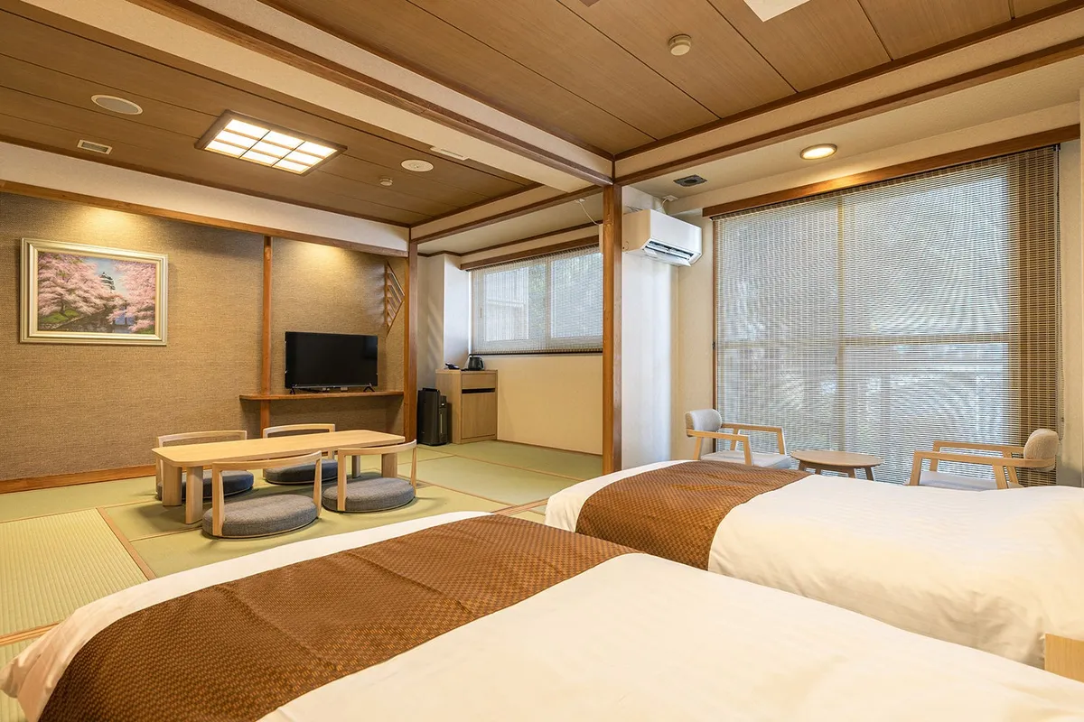 広々とした和洋室のインテリア