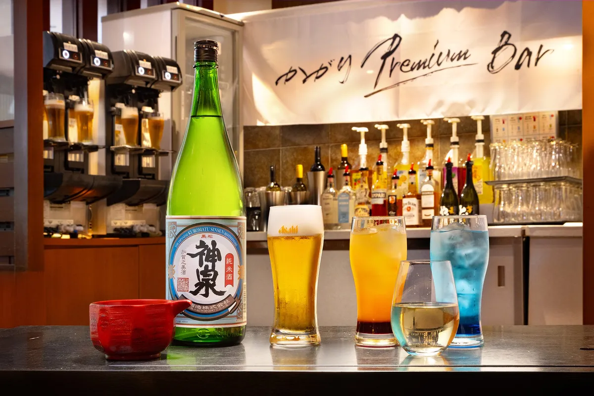 多彩なメニューが揃うフリードリンクバー